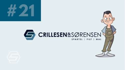 Crillesen & Sørensen - AFSLIBNING - 2 x MAT LAK #cogs